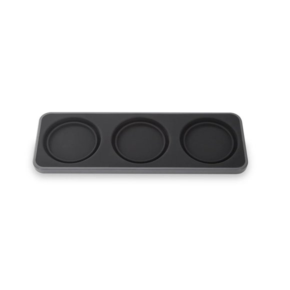 Bandeja FinaMill Slate Trio Apilable de 3 Cápsulas