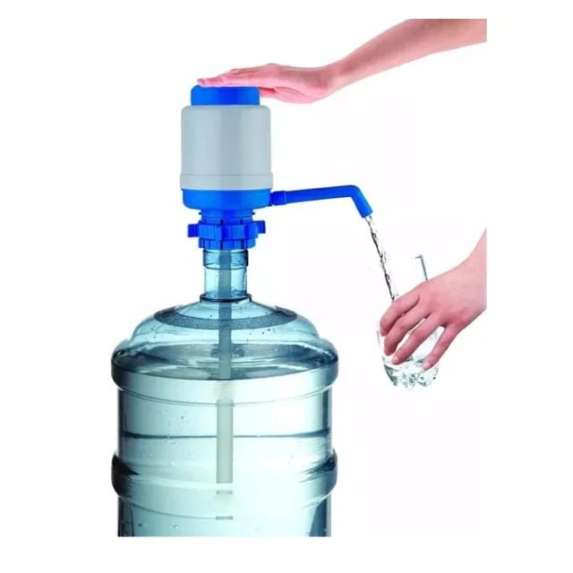 Universal - Dispensador Manual De Agua 10, 20 Litros Bomba Para Botellon Color Azul