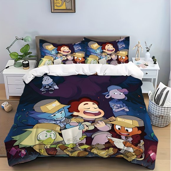 Cartoon S-StevenS Funny U-Universes Cute Hot Printed Pattern Suitable Suitable for Home Bedrooms Guest Rooms