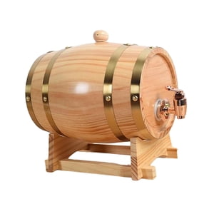 Bothyi - Accesorios De Madera Para Barril De Vino, Dispensador De Barril De Whisky Para Cóctel, Cerveza, Vino, 1 L