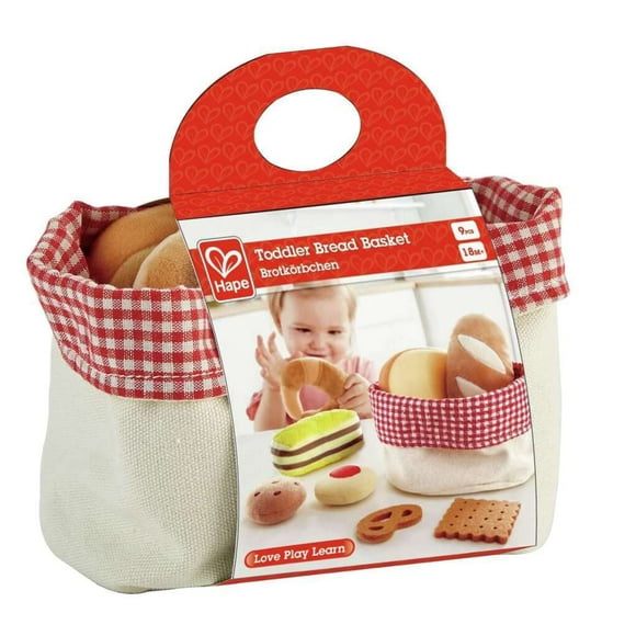Panera Pretend Food Playset Hape para niños pequeños con comida blanda