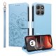 thumbnail image 5 of Funda Cartera para Motorola Moto G15/G15 Power Perro Cachorro Grabado con Tarjetas Soporte Correa Azul, 5 of 6