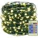 thumbnail image 1 of Cadena de luces de alambre de cobre con control remoto, 30 m, 300 luces, color blanco cálido, 1 of 6