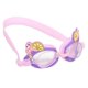 thumbnail image 5 of Gafas de natación para ni?os Gafas de silicona ajustables antiniebla Cisne morado, 5 of 5