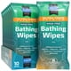 thumbnail image 1 of Toallas De Baño Ultragruesas Sin Enjuague Con Aloe 10 Paquetes, 1 of 7