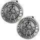 thumbnail image 1 of Medalla metálica de San Cristóbal para auto – Pack de 2 – PloreWay, 1 of 7