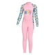 thumbnail image 1 of Trajes De Neopreno Para Niños Protección UV Cuerpo Completo Traje De Baño De Verano De Una Pieza Rosa M, 1 of 5