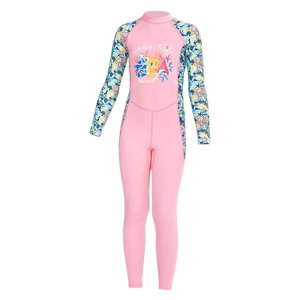 Ioensy - Trajes De Neopreno Para Niños Protección Uv Cuerpo Completo Traje De Baño De Verano De Una Pieza Rosa M