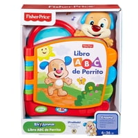 Fisher-Price - Juguete Para Bebés Ríe Y Aprende Libro Abc Perrito