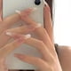 thumbnail image 1 of 24pcs Gradient Pink Press On Nails, Long Coffin Fake Nails, Glossy Full Cover Ballerina Glue On Nails False Nails For Women And Girls, 1 of 2