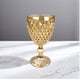 thumbnail image 3 of Set de 6 Copas de Vino Diseño Diamante – Dorado Abrillantado, 3 of 3