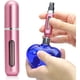 thumbnail image 5 of Botellas de Perfume (5ml, 4pcs), Botella de Spray Atomizador de Perfume Recargable de Viaje, Fragancia Vacío Botella con Ventana, Cabe en su Bolso, Bolsillo o Equipaje (Metálico - Negro, Azul, Púrpura, 5 of 6