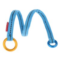 Magideal - Arborist - Salvavidas De Fricción, Bucle De Anclaje Recuperable, Eslinga De Cinturón De Cuerda, Cuerda De Escalada, Salvavidas De Cambium Para Acampar, Explorar Y Hacer Mochilerismo. Azul 90Cm