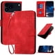 thumbnail image 1 of Funda Flip Premium Fibra de Carbono para iPhone 17 Pro Max con Soporte y Cierre Rojo, 1 of 6