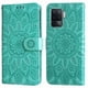 thumbnail image 4 of Funda tipo cartera FOXDOCK para OPPO A94 4G , diseño girasol en relieve, cuero PU, cierre magnético, soporte y tarjetero, 4 of 5