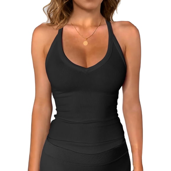 iGENJUN Workout Tops for Women Racerback Basic Tank Summer 2