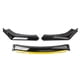thumbnail image 4 of Kit De Labios De Parachoques Delantero De Coche Universal De 3 Piezas Reemplaza A Automotive Premium Negro Amarillo, 4 of 4