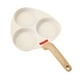 thumbnail image 2 of Sartén Para Huevos, Freidora De Aceite, Olla Para Cocinar, Olla Para Carne, Suministros De Cocina, Sartén Antiadherente, 3 Agujeros, Color Beige, 2 of 5