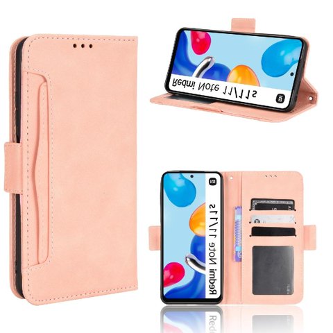 Funda Tipo Billetera Foxdock Para Xiaomi Redmi Note 11 4G – Tapa Flip Con Tarjetero