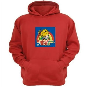 Genérico - Polerón Canguro Rainbown Brite Rojo Talla Xs Unisex