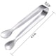 thumbnail image 2 of Xiao Hua mini clip, clip para Servir de Acero Inoxidable, clip para Cocinar Té y Hielo, clip Plateado, Usado para Alimentos Cocidos, Snacks, Postres, Fiestas, 4.3 Pulgadas, 1 Pieza, 2 of 4
