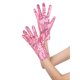 thumbnail image 4 of INSPIRE CHIC Guantes de lentejuelas para mujer, guantes de muñeca completos brillantes, mangas de baile para fiesta, banquete, disfraz, vestido de graduación, rosa, 4 of 5