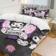 thumbnail image 1 of Kuromi 3-Piece Twin Bed Set Fade-Resistant Microfiber, 1 of 4