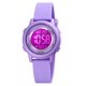 thumbnail image 1 of Reloj Carlien para mujer, LED digital, militar, impermeable, color morado, 1 of 7