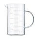 thumbnail image 2 of Vaso Medidor De Vidrio Multifunción Resistente Con Escala Para Restaurante Housheold 500ml, 2 of 3