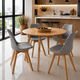 thumbnail image 1 of Comedor madera vema con sillas tulip gris, 1 of 2