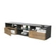 thumbnail image 2 of Rack de TV Flotante Gris Oscuro y Amaretto MTV23219, 2 of 6