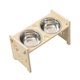 thumbnail image 2 of Comedero Elevado Para Gatos, Antideslizante, Ajustable, Para Perros, Gatos, Gatitos Y Cachorros, Color Madera., 2 of 5