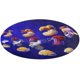 thumbnail image 1 of Rayman Alfombra Redonda de Felpa Coral, Antideslizante, No Desprende Pelusas, Lavable y Duradera para Salón, Dormitorio y Habitación de Niños 60cm, 1 of 6
