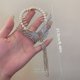 thumbnail image 2 of Elegant Angel Wings Tassel Hairpin, Rhinestone Faux Pearls Hairpin For Women Girls, Wedding Engagement Party Princess Hair Accessories, 2 of 2