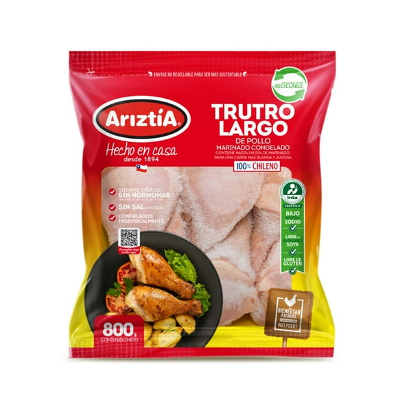 Pollo Trutro Largo Marinado, 800 g