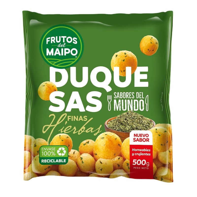 Papas Duquesas Finas Hierbas 500 g Frutos del Maipo