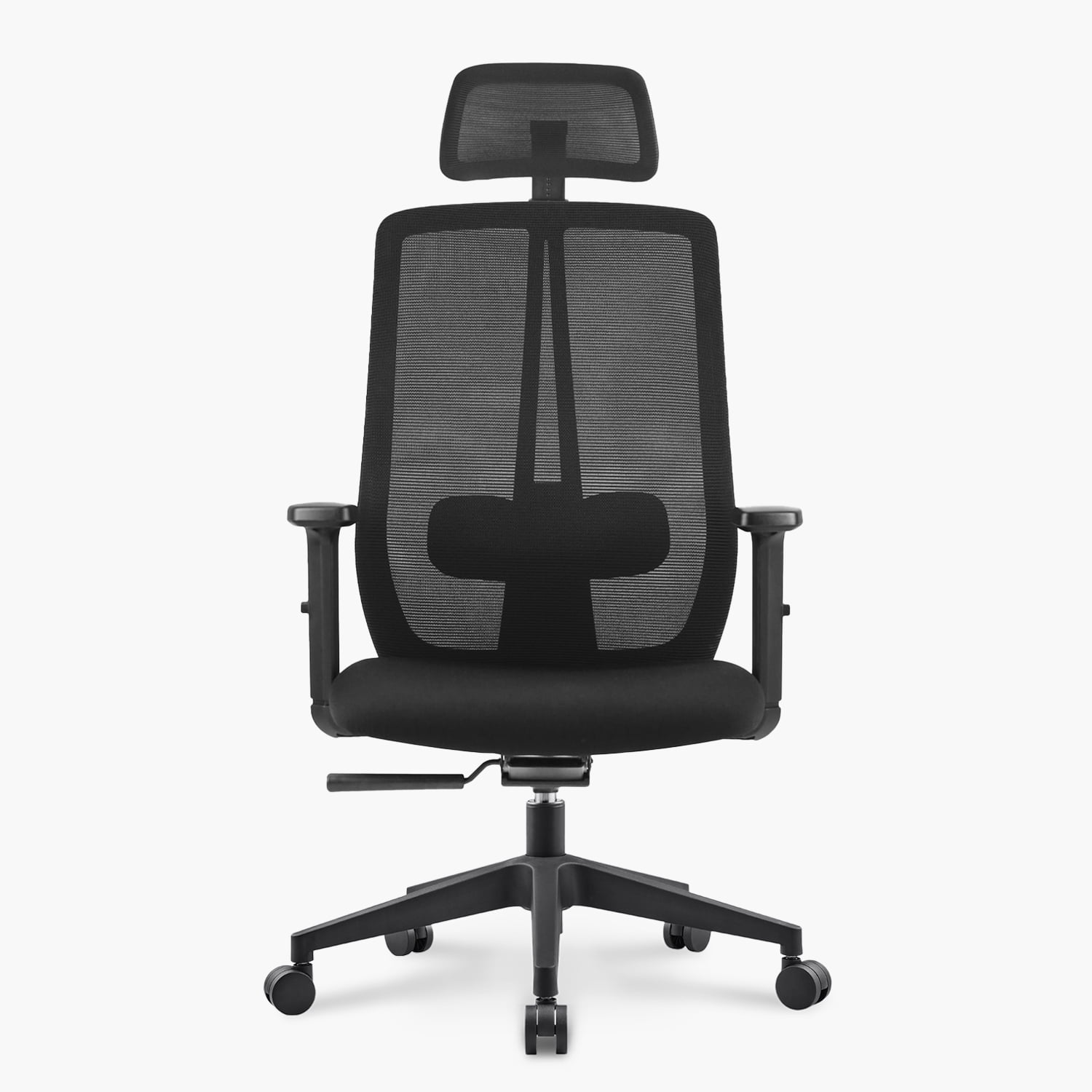 Form Office - Silla Oficina One Con Cabecero Negro