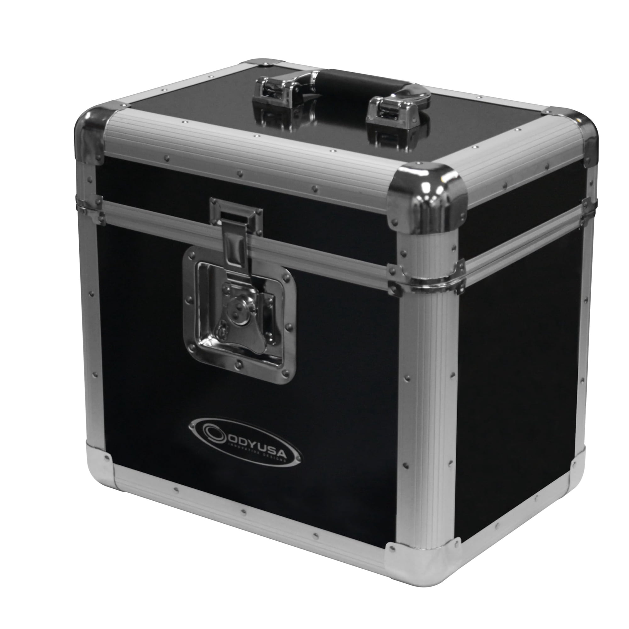 Estuche De Disco/utilidad Odyssey Krom Series Negro Para 70 Lp