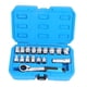thumbnail image 2 of Juego de llaves de tubo genéricas con llave de trinquete, herramienta mecánica, barra de extensión portátil para reparación de automóviles y bicicleta, 2 of 5