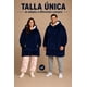 thumbnail image 3 of Poleron Felpa Capucha Manta Polar Invierno Unisex Talla Unic, 3 of 7