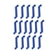 thumbnail image 3 of 16 Uds Conjunto De Fajas En Blanco Decoraciones Para Fiestas Cumpleaños Novia Ducha Desfiles Fajas Azul, 3 of 3
