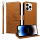 thumbnail image 4 of Funda Cartera para iPhone 14 Pro Max Perro Cachorro Grabado con Tarjetas Soporte Correa Marrón, 4 of 6