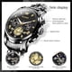 thumbnail image 3 of Reloj Cronógrafo OLEVS Hombre Acero Inoxidable Negro, 3 of 3