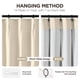 thumbnail image 3 of Cortinas Joydeco Pinch de lino plisado 100% opacas, 213 x 213 cm, 3 of 9