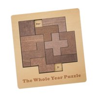 Magideal - Rompecabezas De Calendario Diario Hecho De, Acertijo Para Niños Y Adultos, Juego De Lógica De Oficina De Repetición, Rompecabezas Geométrico, Regalos