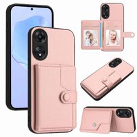 Foxdock Funda Para Oppo A78 4G Con Bloqueo Rfid - Diseño Elegante Con Cierre De Botón