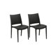 thumbnail image 1 of Pack 2 Sillas de Exterior Polipropileno - Negro, 1 of 3