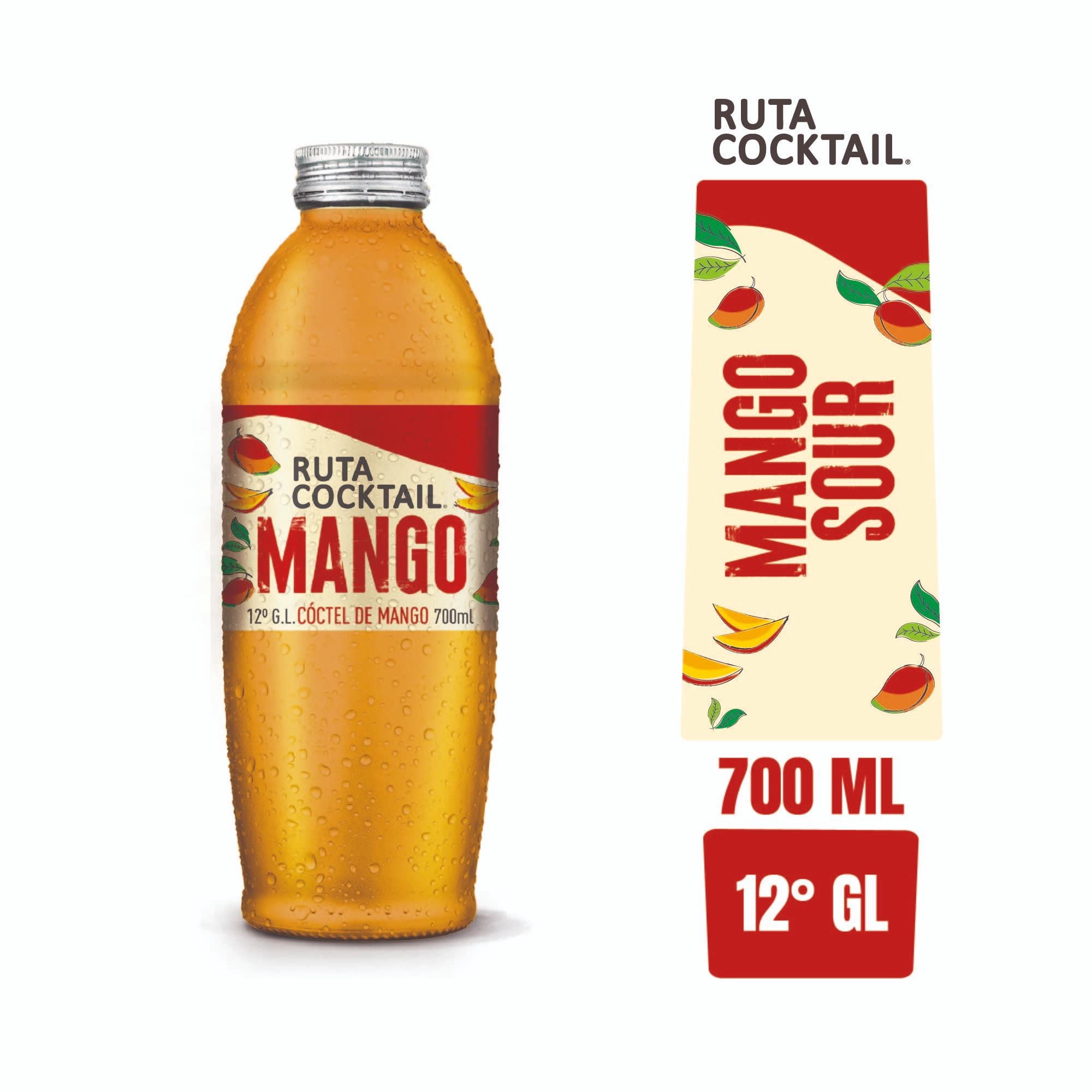 Cóctel Pisco Sour Mango Botella 700 cc Ruta Sour