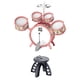 thumbnail image 3 of Juego de Batería de Jazz para niños con taburete y baquetas, juguetes de percusión, desarrollo de iluminación y música, juguete para fiesta del Día de rosa, 3 of 5