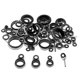 thumbnail image 4 of 37pcs telescópica ca?a de pescar guías anillo superior conjunto varilla kit de reparación de tama?os mixtos, 4 of 5